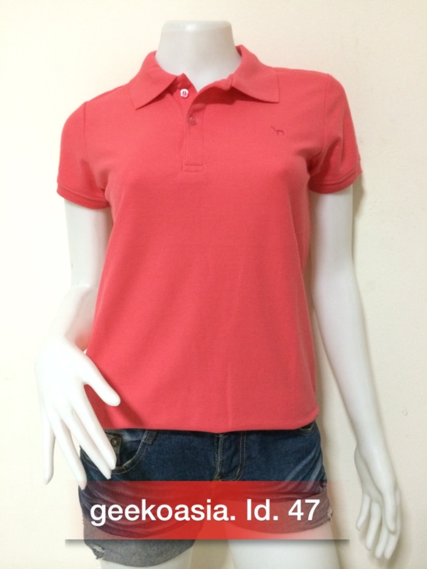 เสื้อโปโลสีพื้นหญิง โอรสเข้ม 