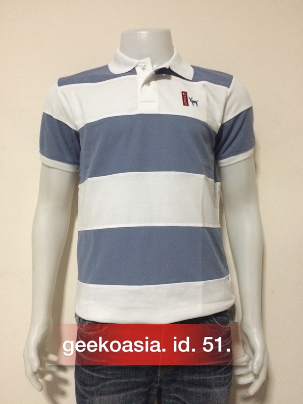 เสื้อโปโลตัดต่อสีเทาอากาศ