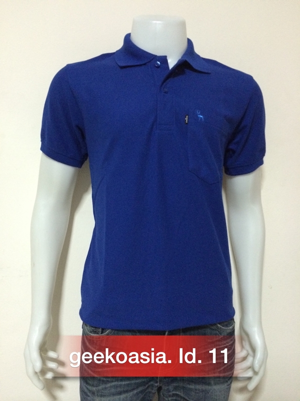 เสื้อโปโลชายสีนำ้เงิน