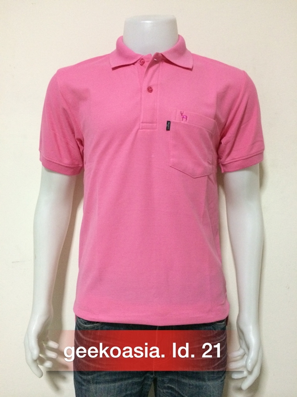 เสื้อโปโลชมพูอ่อน