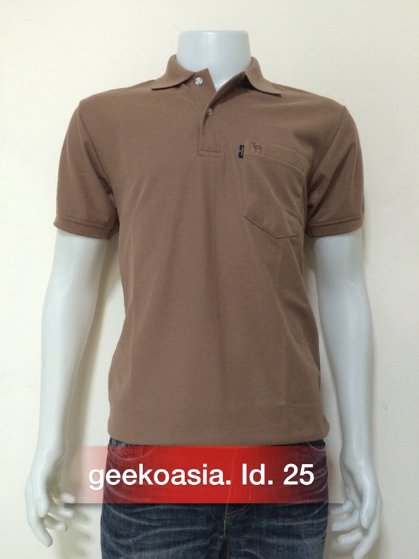 เสื้อโปโลชายสีโอวัลติน