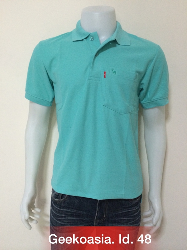 เสื้อโปโลชายสีเขียวฝรั่ง