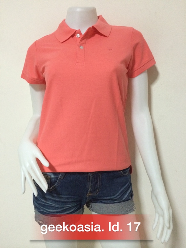 เสื้อโปโลหญิงสีโอสรอ่อน