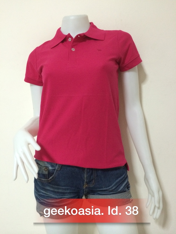 เสื้อโปโลผู้หญิงสีบานเย็น