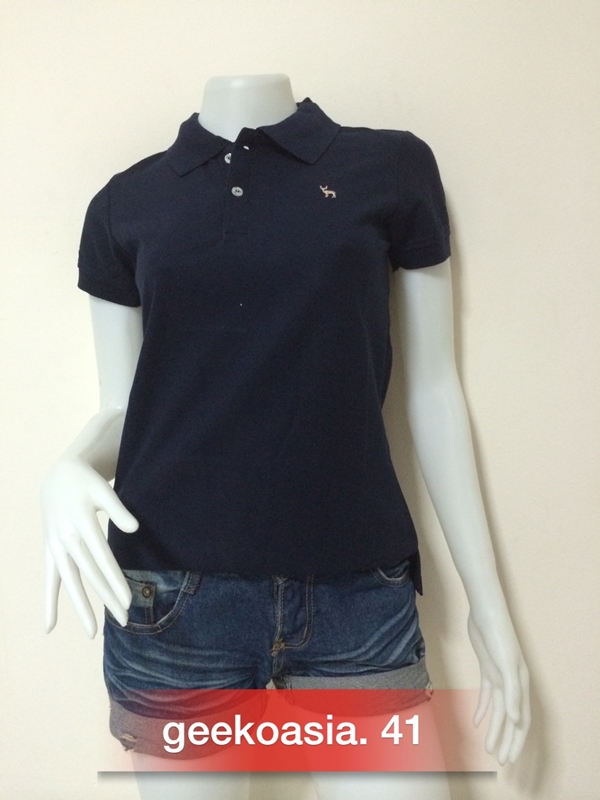 เสื้อโปโลผู้หญิงสีกรมเข้ม