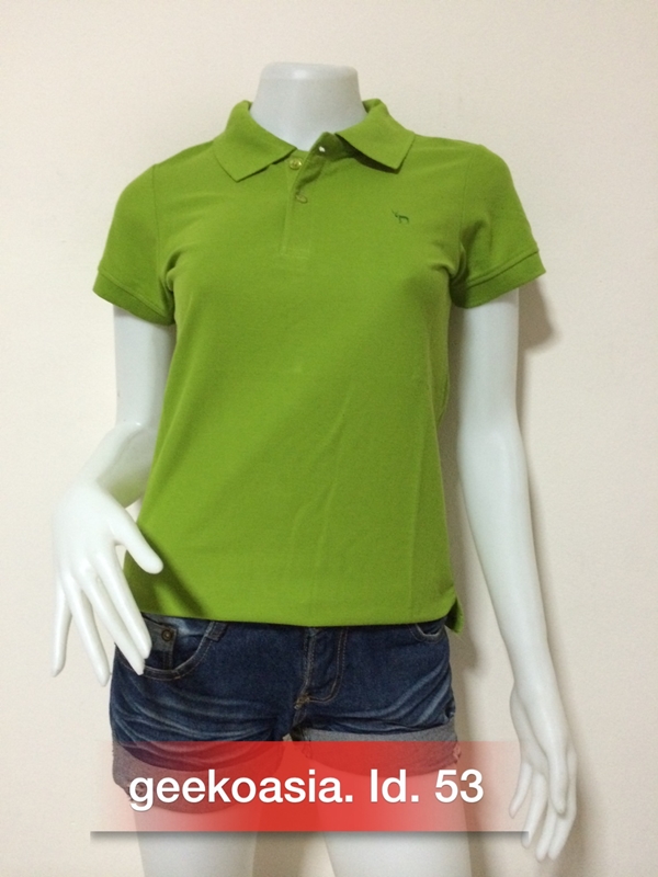 เสื้อโปโลผู้หญิงสีเขียวไฟร