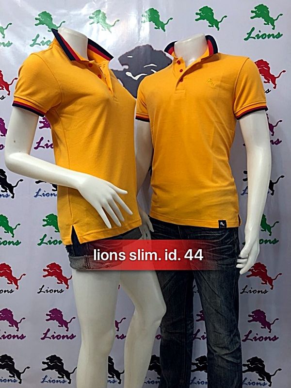 เสื้อโปดลทรงสลิมสีเหลืองทอง